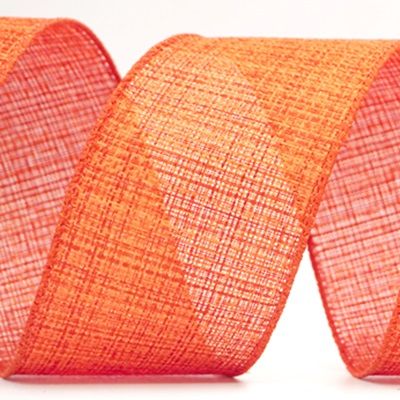 Rubrum Colores Burlap Wired Ribbon_KF8265