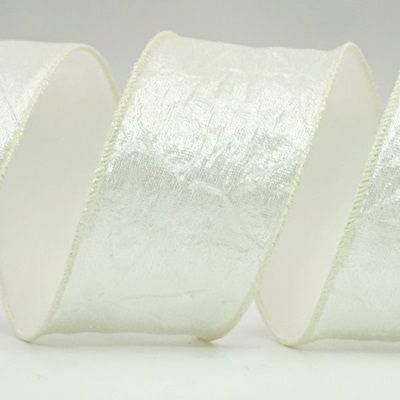 Crinkled holoserica Wired Ribbon_KF8270
