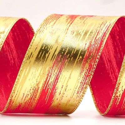 Festive Metallic Foil Abstract Ribbon_KF8321
