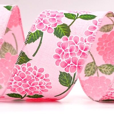 Diseño de cinta con flor de hortensia en floración_KF8361.KF8362.KF8363.KF8364.KF8365