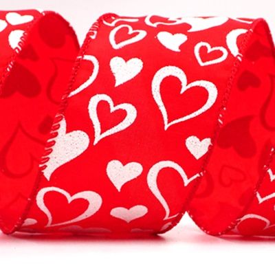 Valentine's Heart Design Ribbon_KF8368.KF8369.KF8370.KF8371