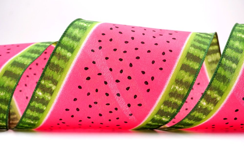 Watermelon Design Wired Ribbon_KF8392.KF8393.KF8394.KF8395.KF8396