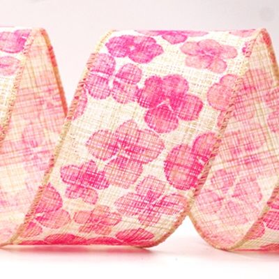 Kevät Daisy Flower Wired Ribbon_KF8399.KF8400