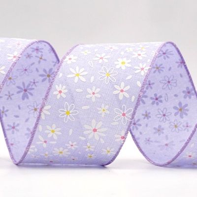 Ruban tressé Fleur de Marguerite Épanouissante_KF8440