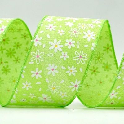 Ruban tressé Fleur de Marguerite Épanouissante_KF8440