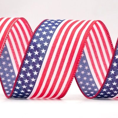 Patriotische Sterne Drahtband_KF8451.KF5452