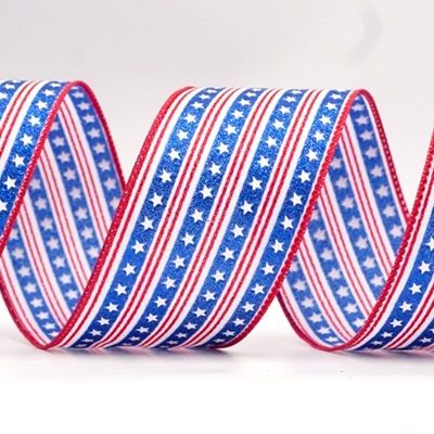 Patriotische Sterne Drahtband_KF8455.KF5456