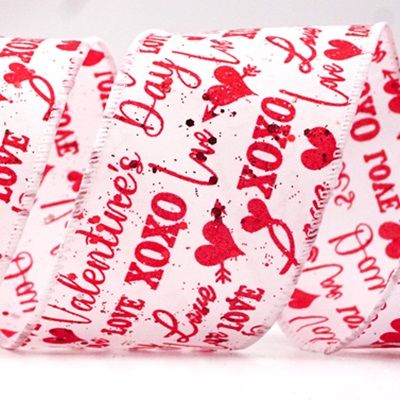 Valentin-napi és XOXO tervezésű vezetékes szalag_KF8510.KF8511.KF8512.KF8513.KF8514.KF8515.KF8516.KF851