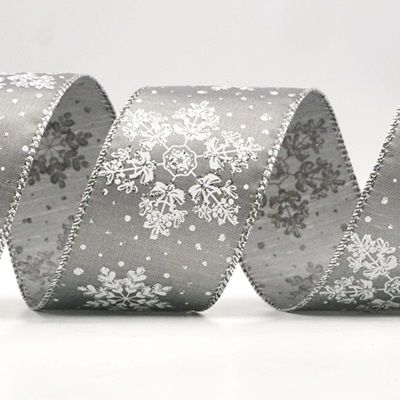 شرائط العطلات المزخرفة برقائق الثلج_KF8628.KF8629