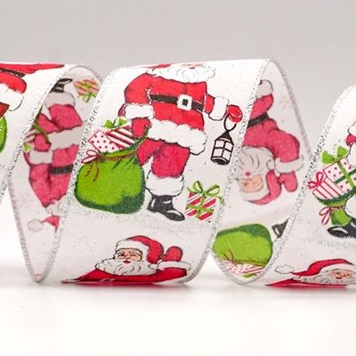 Cinta de Alambre de Santa Jolly con Regalos_KF8705