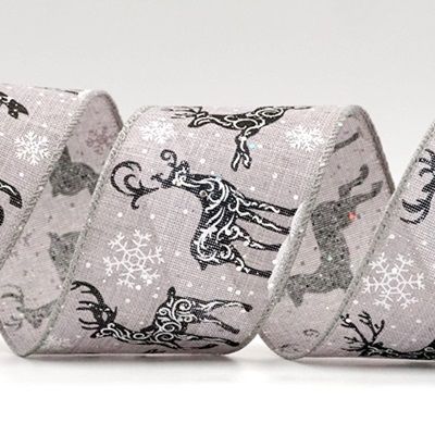 Ruban en filigrane avec renne_KF8719.KF8720