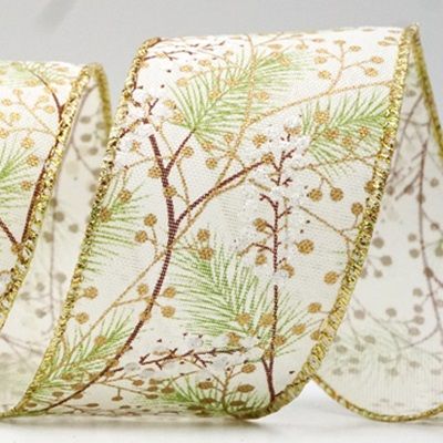 Різдвяні ягоди та дріт стрічка_KF8846.KF8847.KF8848