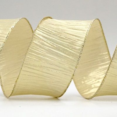 Металлическая сморщенная лента с проволокой_KF8869