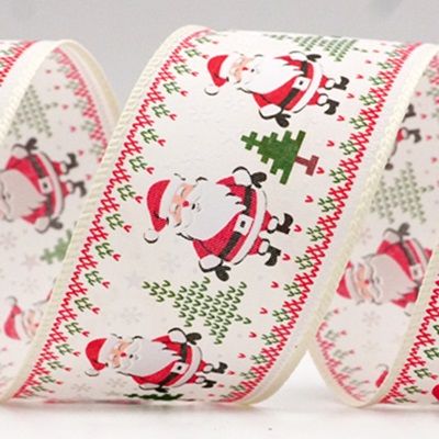 क्रिसमस ट्री और सांता क्लॉज तार रिबन_KF8871.KF8872