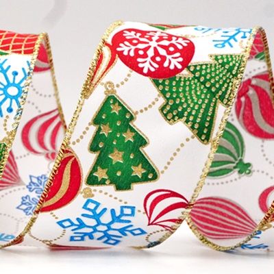 Festivus Ornamentum &amp; Nivis Floccus Christmas Ribbons Collectio_KF8936.KF8937.KF8938.KF8939.KF8940