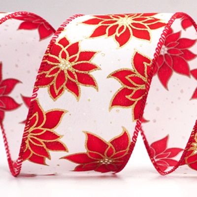 Collezione di nastri Poinsettia per le festività_KF8947.KF8948