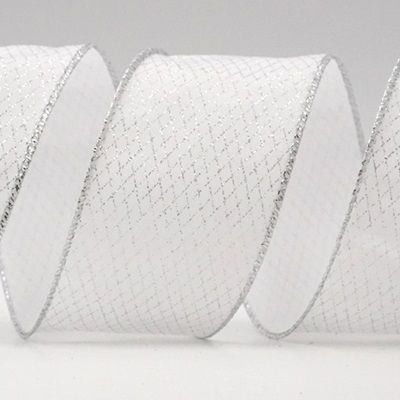 Γυαλιστερό Σχέδιο Διαμαντένιου Δικτύου Σατέν Ρίγες_KF8958