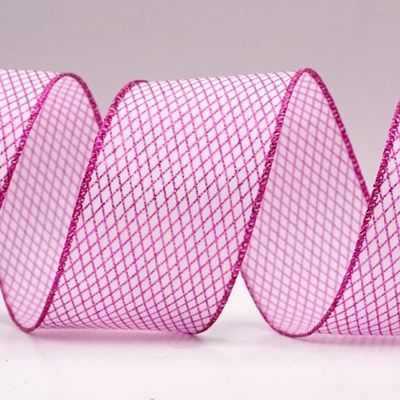 Γυαλιστερό Σχέδιο Διαμαντένιου Δικτύου Σατέν Ρίγες_KF8958