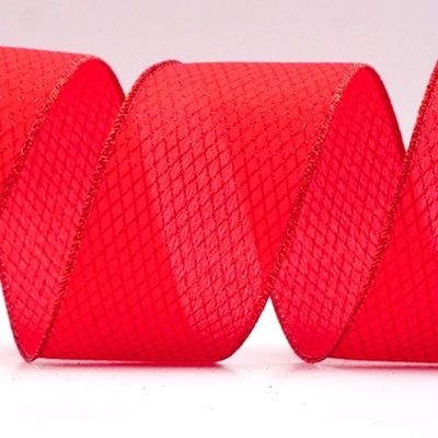 Γυαλιστερό Σχέδιο Διαμαντένιου Δικτύου Σατέν Ρίγες_KF8959