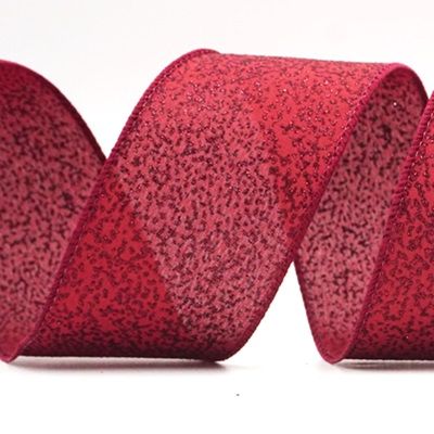 Textured Glitter Speckle Wired Ribbon_KF8961.KF8962.KF8963.KF8964