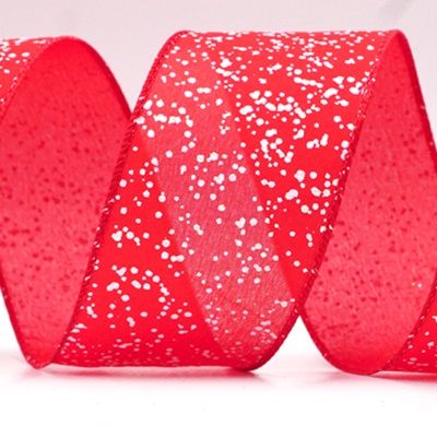 Festive White Snow Ribbon Collection_KF8985.KF8986