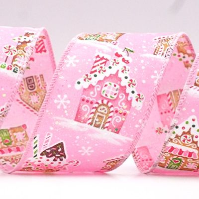 Gingerbread Wonderland Wired Ribbon_KF9049.KF9050.KF9051
