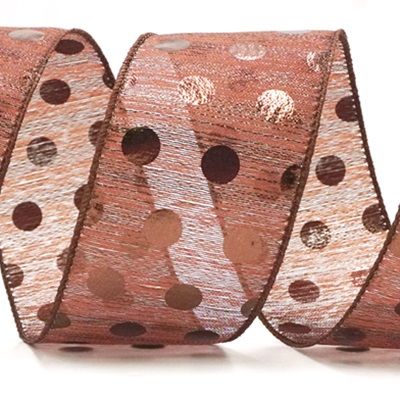 Dekoratives Metallisches Pünktchen Drahtband_KF9116.KF9117.KF9119