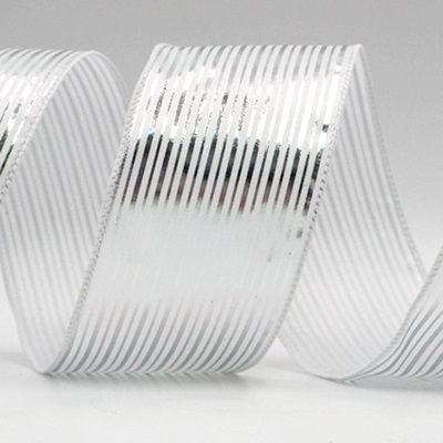 Блестящая полосатая проволочная лента_KF9120