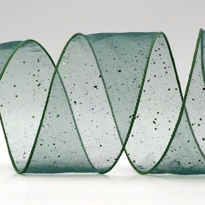 Przezroczysta, błyszcząca wstążka druciana_KF9122