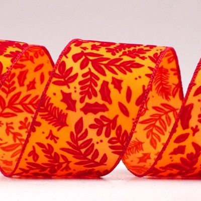 Samettinen Rowan-lehti langallinen nauha_KF9160.KF9161