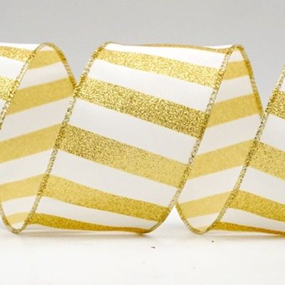 Wstążka w paski w dwóch kolorach_KF9185