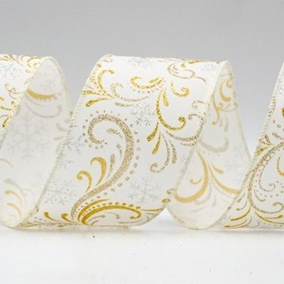 Різдвяні сніжинки Вихор Провідна стрічка_KF9194