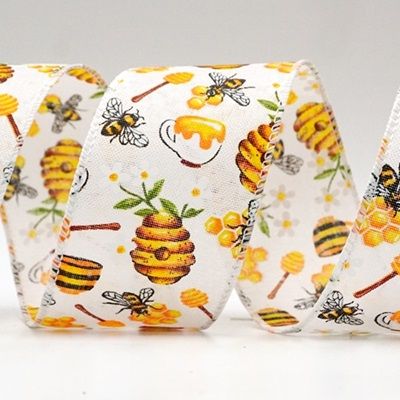 बी और हनीकॉम्ब वायर्ड रिबन_KF9274