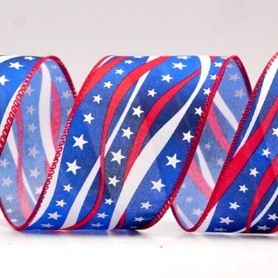 Γιορτή Αστεριών &amp; Λωρίδων Σατέν Κορδέλα_KF9311.KF9312