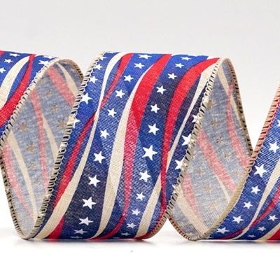 Γιορτή Αστεριών &amp; Λωρίδων Σατέν Κορδέλα_KF9313.KF9314