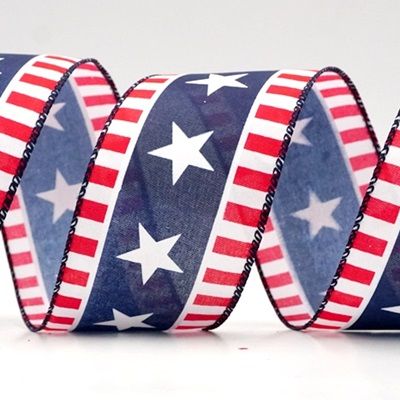 Γιορτή Αστεριών &amp; Λωρίδων Σατέν Κορδέλα_KF9315.KF9316