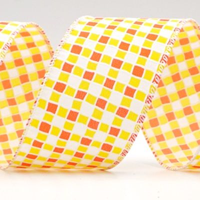 उज्ज्वल चेक पैटर्न वाला तार बंधन_KF9341