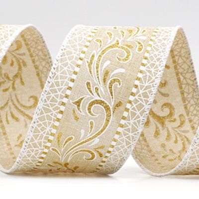 Κομψές Γιορτινές Σκρολ &amp; Δαντέλα Σατέν Κορδέλα_KF9385.KF9386