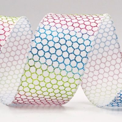 Holographisches Glitzer Kreuzband_Drahtband_KF9412.KF9413