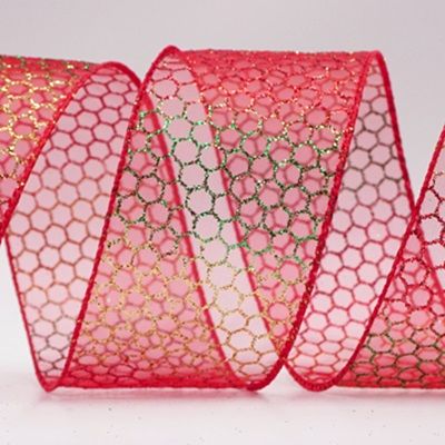 Holographisches Glitzer Kreuzband_Drahtband_KF9412.KF9413