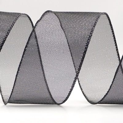 Solid Metallic Shine Wired Ribbon_KF9417