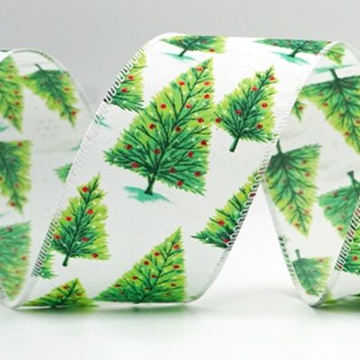 Glitzerndes Weihnachtsbaum-Drahtband_KF9434.KF9435.KF9436.KF9437.KF9438