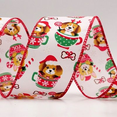 Weihnachts-Wuff-Welpe Drahtband_KF9441.KF9489