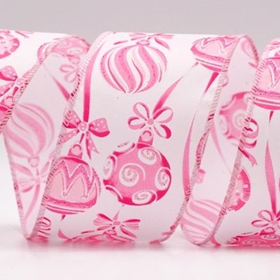 Joulupallot ja nauhat langallinen nauha_KF9460