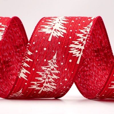 Sneeuwachtige Kerst Dennenboom Draadlint_KF9507