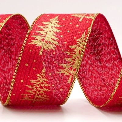 Sneeuwachtige Kerst Dennenboom Draadlint_KF9508