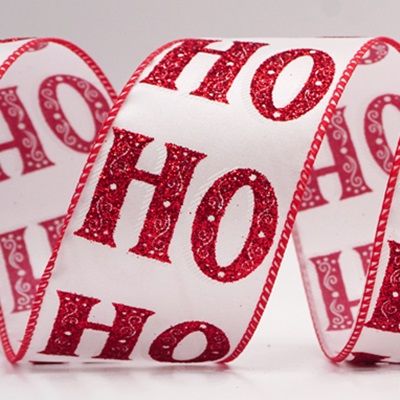 Nastro in Rame di Natale HO HO HO_KF9512.KF9513