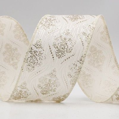 Cinta de Alambre de Damasco Navideño_KF9566