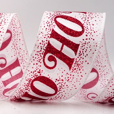 Cinta de alambre con lettering navideño HO HO HO_KF9582.KF9583