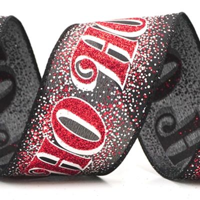 Cinta de alambre con lettering navideño HO HO HO_KF9582.KF9583